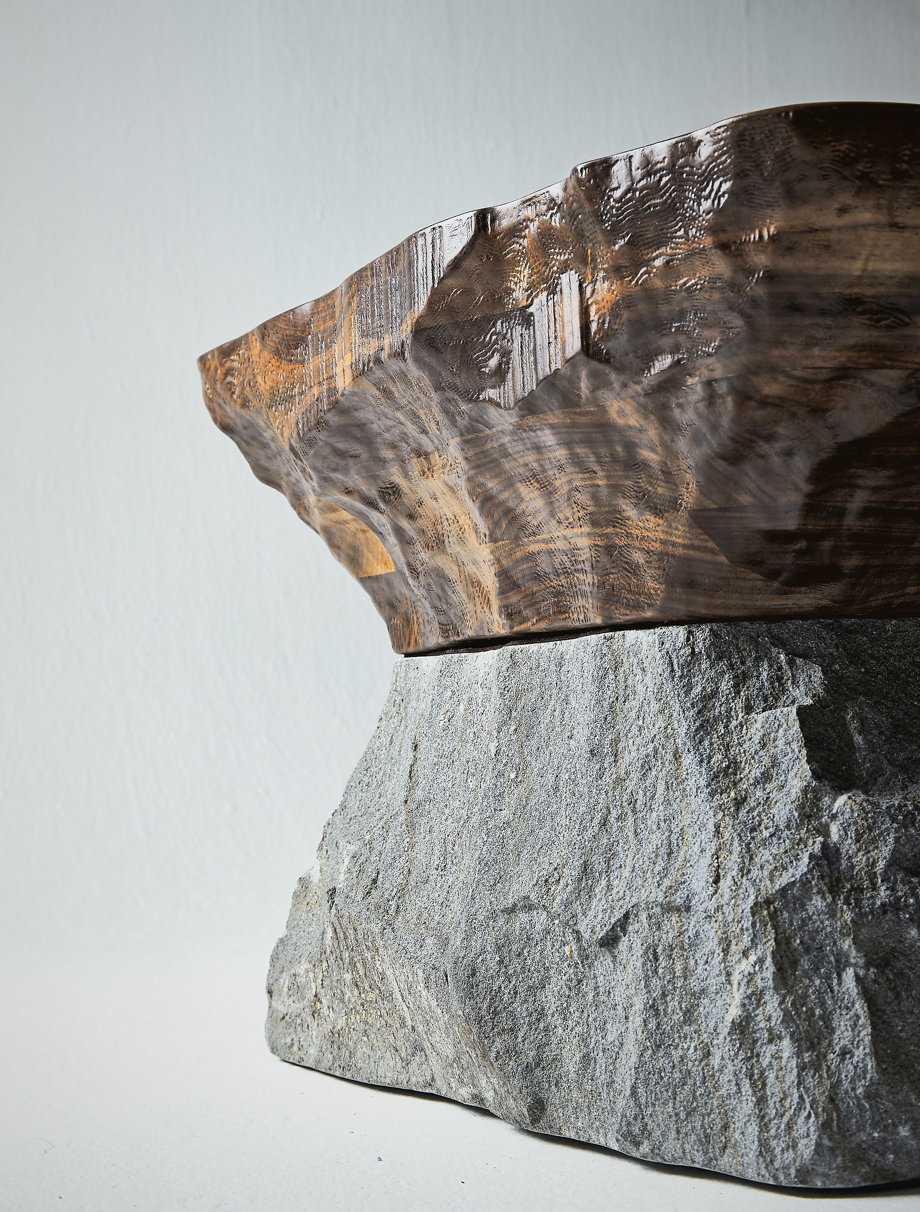 Wood Stone and Stone no.55 — Where walnut meets natural stone