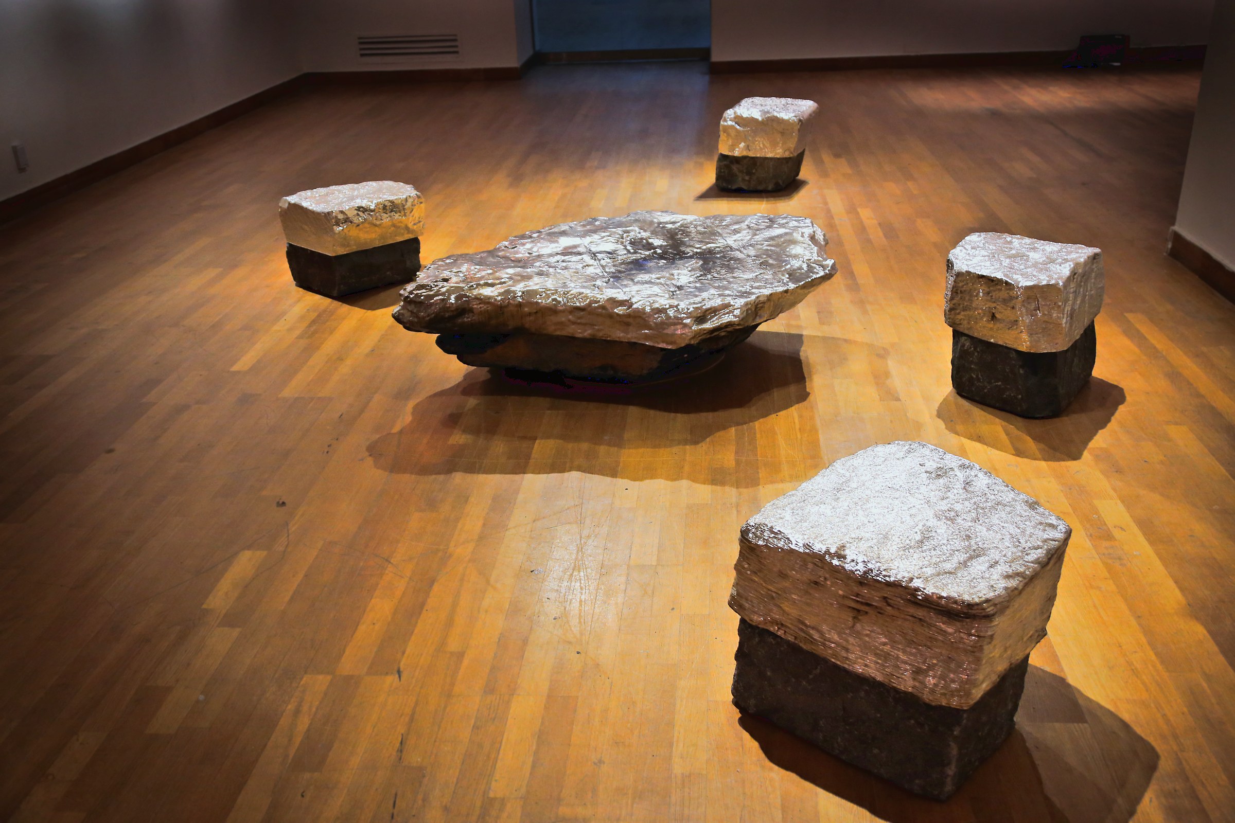 Silver Table — Silver series, installation view · HoMA, 2016